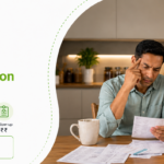 Indian couple reviewing household and medical bills while considering the financial impact of routine health check-ups.